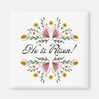 He is Risen Easter  Magnet