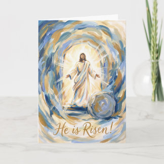 He Is Risen in Glory Easter Card