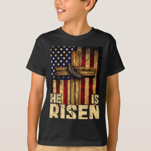 He is risen jesus christian god religious easterHe T-Shirt