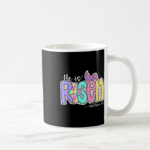 He Is Risen Jesus Christian Happy Easter Women Kid Coffee Mug