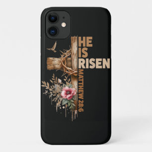 He is Risen Jesus Christian Religious Easter Case-Mate iPhone Case