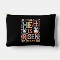 He is Risen Jesus Floral Cute Easter Bunny Rabbit