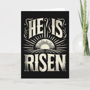He Is Risen Jesus God Christian Sun Resurrection E Card