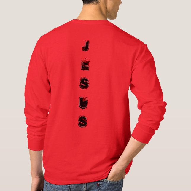 HE IS RISEN JESUS t-shirt (Back)