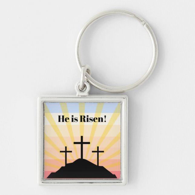 He is Risen Key Ring (Front)