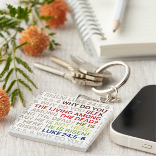 He is Risen Key Ring
