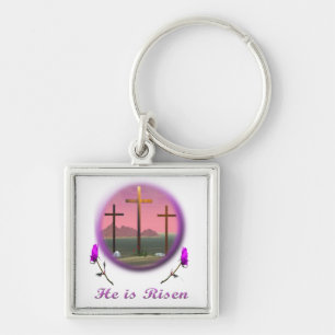 He is Risen Key Ring
