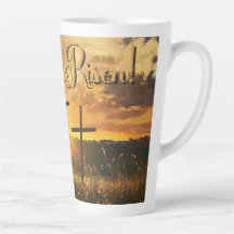 He is Risen! Latte Mug