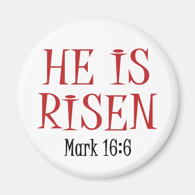 He is Risen Magnet (Front)