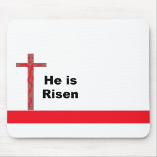 He is Risen Mouse Pad