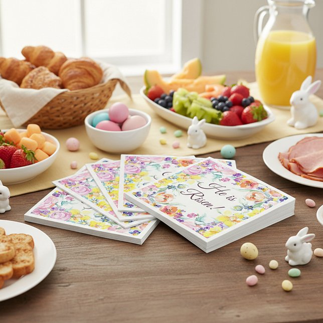 He is risen! napkins (Creator Uploaded)