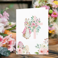 He is Risen Peter Rabbit Cross