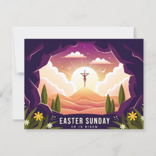 He is Risen Postcard