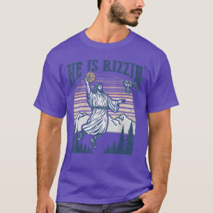 He is Risen Rizzin Easter Jesus Christian Faith Ba T-Shirt
