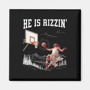 He Is Risen Rizzin' Easter Jesus Christian Faith S Magnet