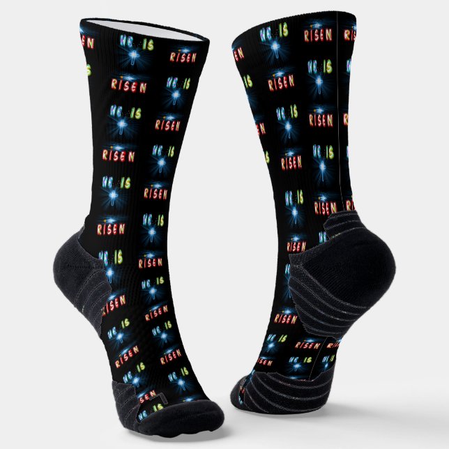 He Is Risen Socks (Angled)