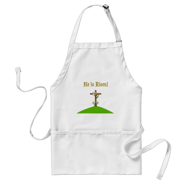 He Is Risen Standard Apron (Front)