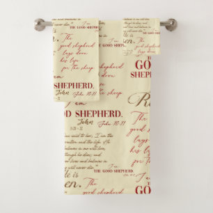 He is Risen The Good Shepherd Book of John Bath Towel Set