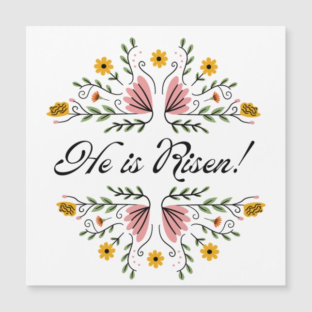 He is Risen Thin Magnetic Card (Front)