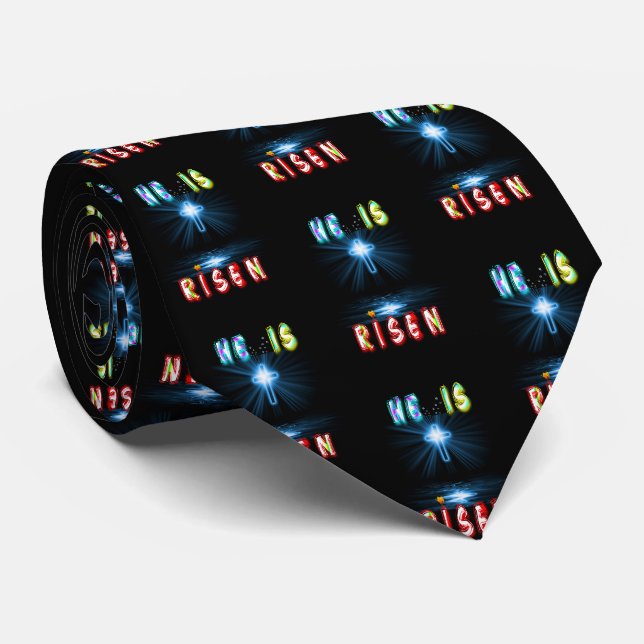 He Is Risen Tie (Rolled)