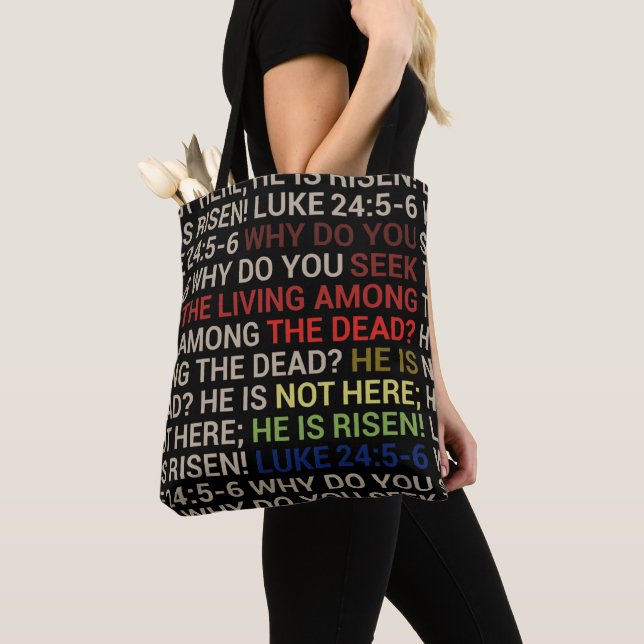 He is Risen Tote Bag (Close Up)