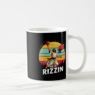 He Is Rizzin Jesus The Lamb Of God Happy Easter Ch Coffee Mug