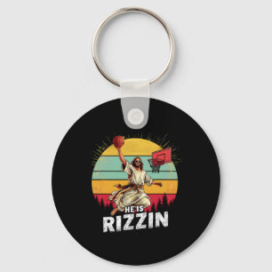 He Is Rizzin Jesus The Lamb Of God Happy Easter Ch Key Ring