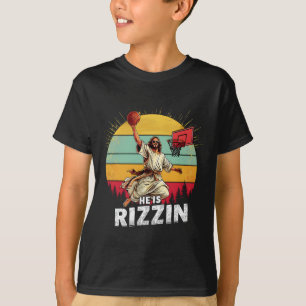 He Is Rizzin Jesus The Lamb Of God Happy Easter Ch T-Shirt