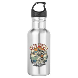 He Is Rizzin Vintage Basketball Religious Shirt De 532 Ml Water Bottle
