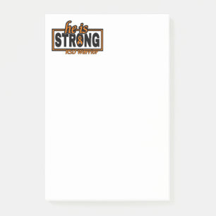 HE IS STRONG...RSD POST-IT NOTES