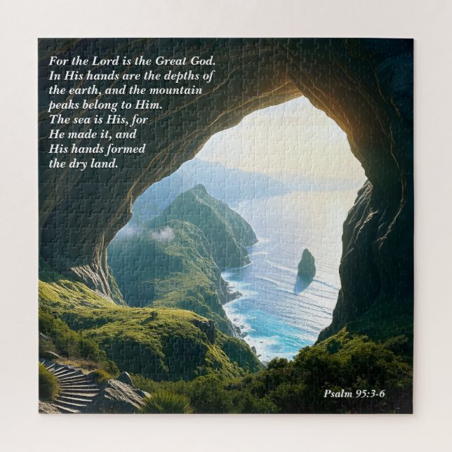 He is the Great God, God & Creation Verse Jigsaw Puzzle (Vertical)