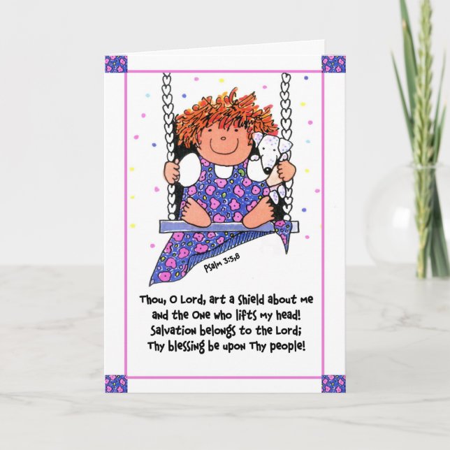 He is the Lifter Thank You Card (Front)