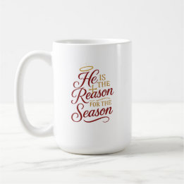 He Is the Reason for the Season Mug Both sides
