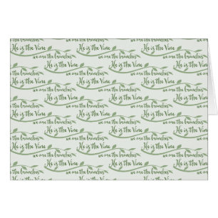 He is the Vine,we are branches Parakaleo note card