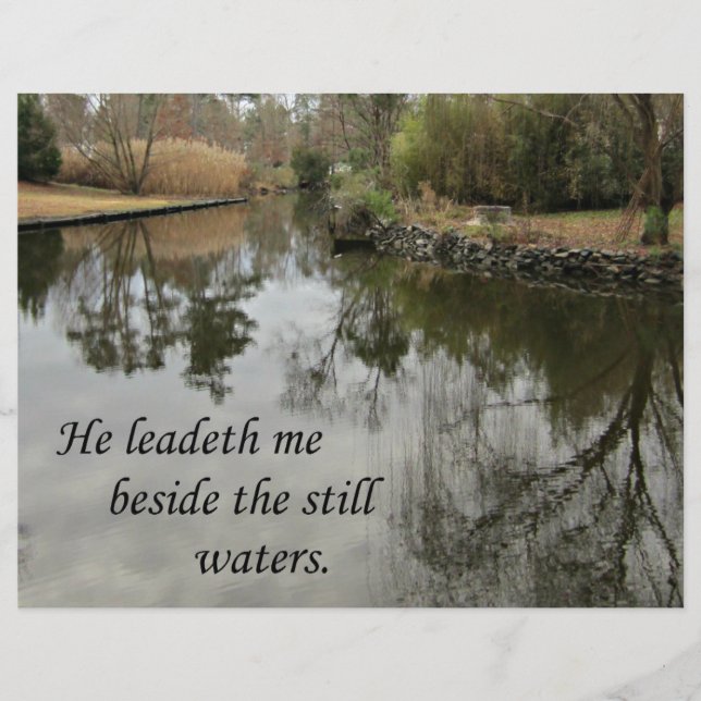 He leadeth me beside still waters (Front)