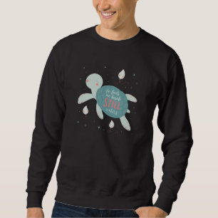 He Leads Me Beside Still Waters Sea Turtle Christi Sweatshirt