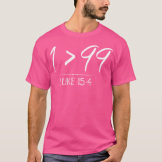 He Left The 99 To Rescue Me Christian Luke Sheep T-Shirt