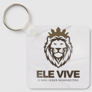 He Live Custom Keyring (front and back)