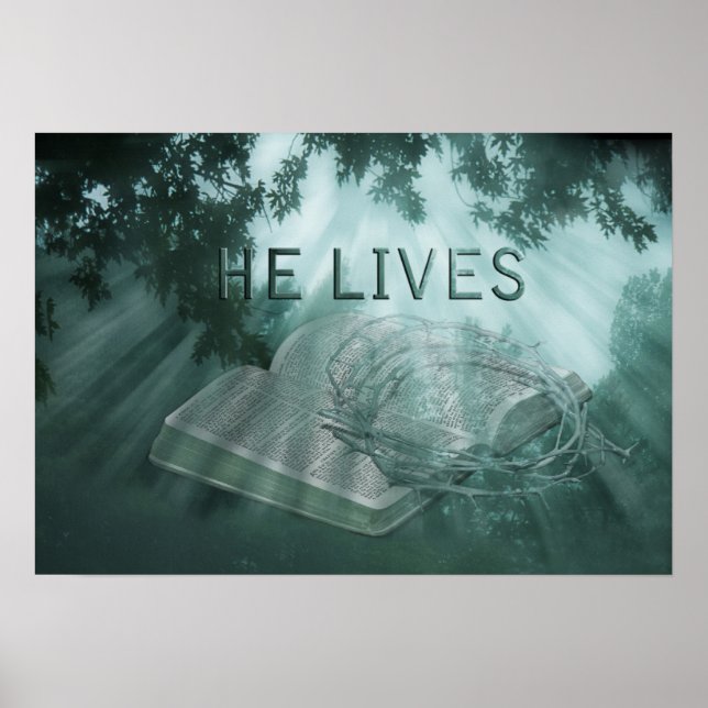 He Lives Easter Poster (Front)