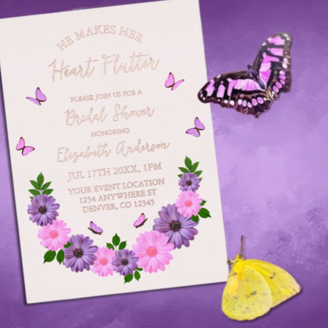 He Makes Her Heart Flutter Butterfly Bridal Shower (Creator Uploaded)