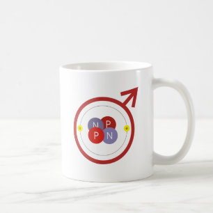 He-Man Helium Atom Geek Funny Logo Coffee Mug