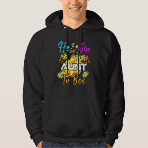 He Or She Aunt To Bee Gender Baby Reveal Announcem Hoodie