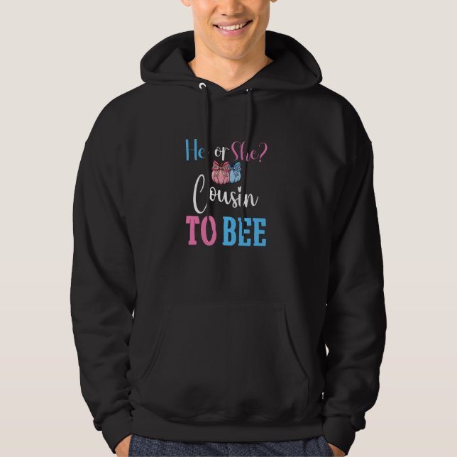 He Or She Cousin To Be Funny Trend Hoodie (Front)