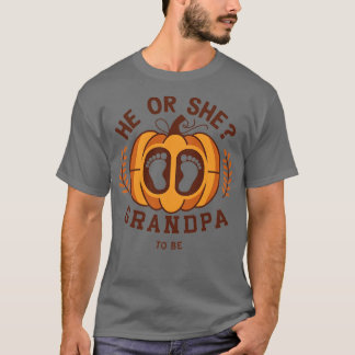 He Or She grandpa to be T-Shirt