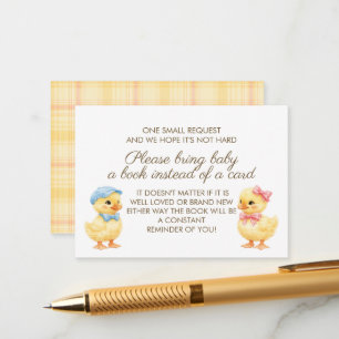 He or She WADDLE IT BE? Gender Reveal Book request Enclosure Card