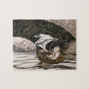 'He Passed Under the Bridge and Came Within Full S Jigsaw Puzzle