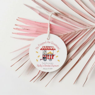 He Popped the Question! Popcorn Bridal Shower Favour Tags