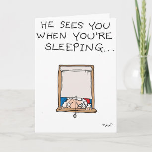He Sees You Holiday Card
