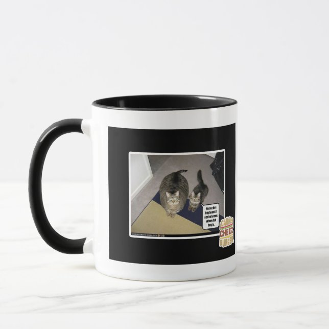 He sez hes big boned. mug (Left)