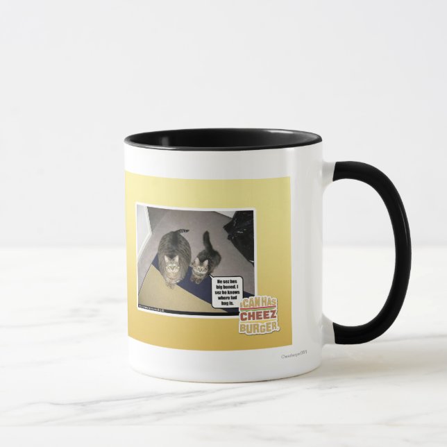 He sez hes big boned. mug (Right)